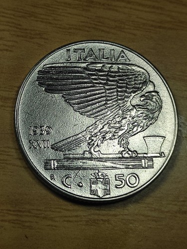 Centesimi 1939 xvii - 50,