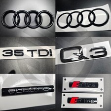 AUDI Q3 2019+ Distintivi Nero