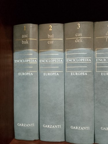 Garzanti enciclopedia europea - enciclopedia,