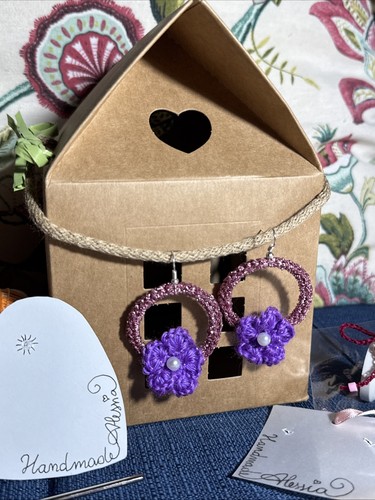Orecchini handmade uncinetto - handmade,