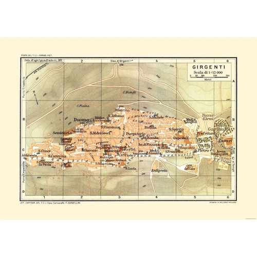 Mappa storica girgenti - -,