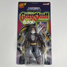 Super7 Masters of the Universe Eldor Powers Of Grayskull MOC non perforato MOTU 2018