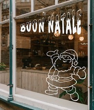 vetrofanie natalizie adesivi
