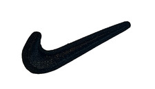 LOGO NIKE SWOOSH - Nero - Toppa ricamata da cucire/ferrare