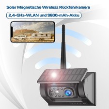 Telecamera posteriore solare WIFI wireless per telefono Android iPhone camion furgone auto camper