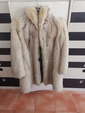 Pelliccia volpe artica. Leggera. Prodotto italiano. Lunghezza 3/4