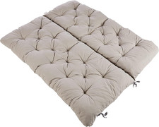 Cuscino Con Schienale per Panca EVJE a 2 Posti, Cuscino Da Panca in Grigio Chiar