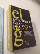 ENCICLOPEDIA DELLA LETTERATURA (GARZANTINA) GARZANTI 1974 +SDA Compresa