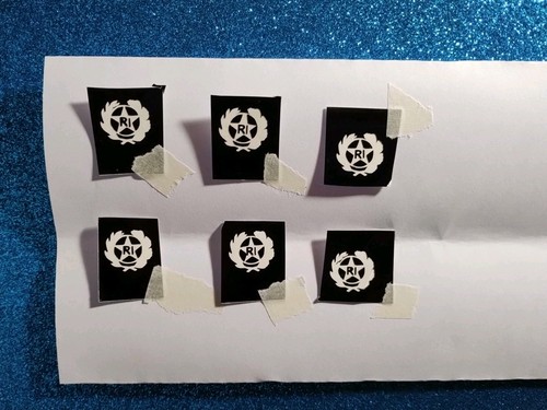 Set adesivi stencil nero - adesivi,