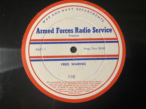 Armed forces fred waring show - armed,