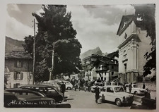 ALA DI STURA  PIAZZA  CARTOLINA D'EPOCA 1968  VECCHIE AUTO OLD CAR