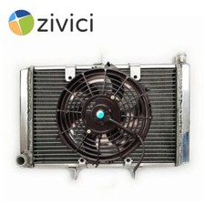 Aluminum Radiator+Fan Fit