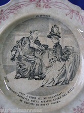 Antica Piatto Dessert Ceramica
