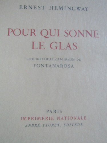 Pour qui sonne glas - pour,