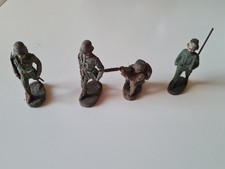 4 Soldatini tedeschi Vintage "Elastoline &  Duro"