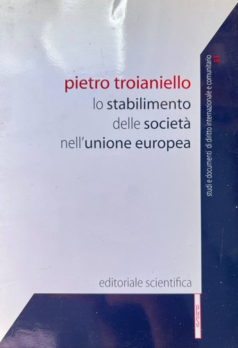 Stabilimento delle società - lo,