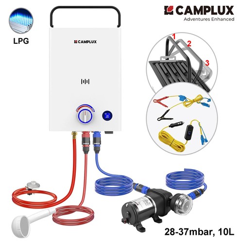 Scaldabagno camplux 10l gpl - scaldabagno,