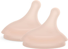 , Confezione Da 2 Tettarelle per Biberon Zero Zero Anti-Coliche, Flusso Adattabi