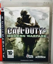 CALL OF DUTY 4 MODERN WARFARE PS3 PLAYSTATION 3 PRIMA STAMPA ITALIANO COMPLETO A