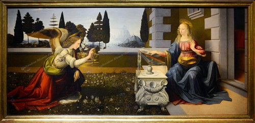 Annunciazione leonardo da - di,