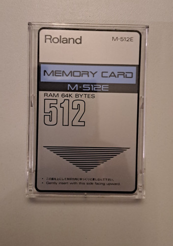 Roland 512e scheda di - roland,
