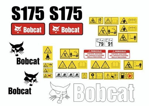 Bobcat s175 decalcomanie - s175,