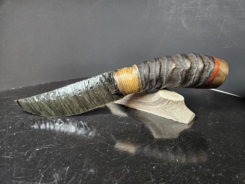 Coltello ossidiana righe - coltello,