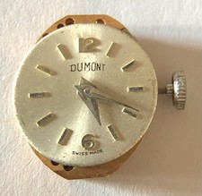 Dumont Donna Calibro AS 1677. Il Movimento Funziona +quadrante, lancette, corona