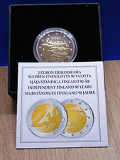 2 euro commemorativo Finlandia 2007 PROOF. Indipendenza
