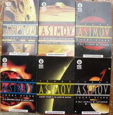 Lucky Starr lotto libri Isaac Asimov fantascienza Anelli Saturno SERIE COMPLETA
