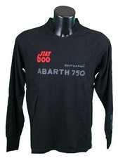 Polo di cotone nera ABARTH 750