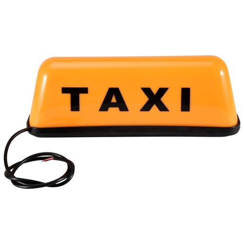 Insegna cabina taxi - taxi, 12v