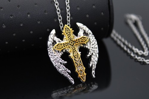 Collana croce ali oro - , e