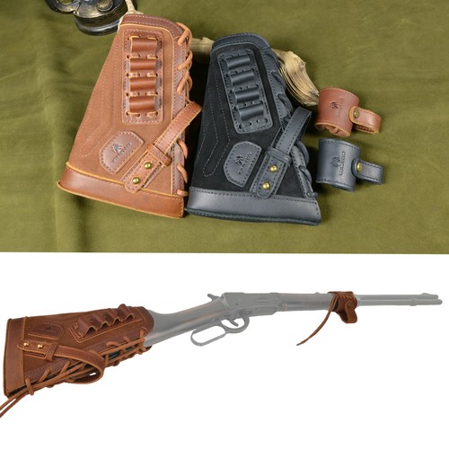 Buttstock fucile pelle usa - pelle,