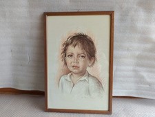 quadro vintage bambino che piange giuseppe tarantino
