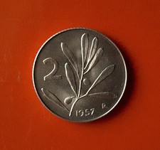 2 LIRE 1957 IN CONSERVAZIONE