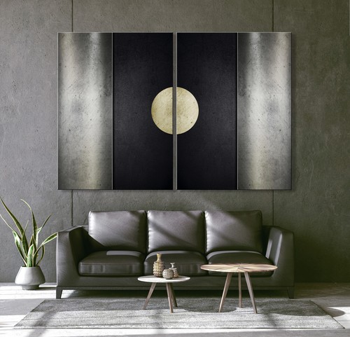 Moon astratto tela - moon,