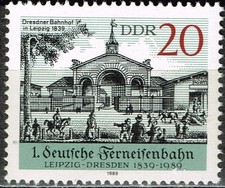 Germany Railroad 1839 Leipzig