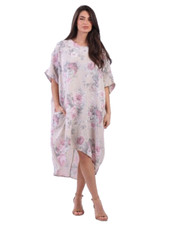 Abito italiano Lagenlook lino