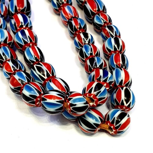 Collana perle vetro - di,