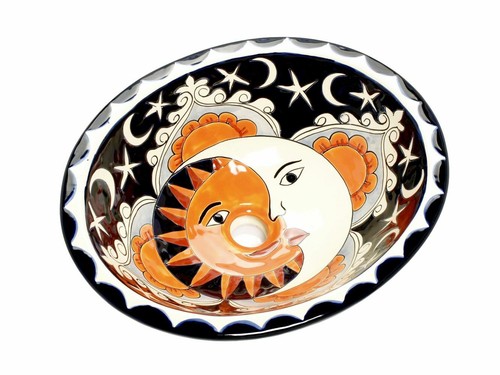 Piccolo lavabo colorato ovale