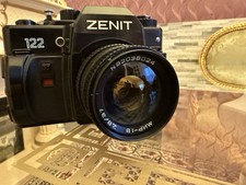 Macchina fotografica ZENIT 122 URSS con obiettivo raro MIR-1B 37mm f/2.8 M42