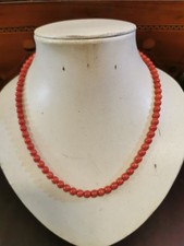 Collana corallo rosso perle - rosso,