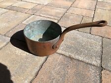 #5,5" Dehillerin Paris Pentola Francese Antica Salsa Padella Manico Rame Stagnato Rivettato