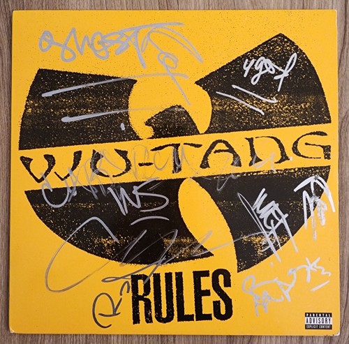 Tang clan band firmato - band,