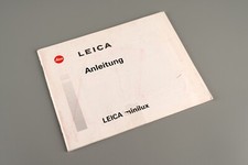 LEICA minilux INSTRUCTION MANUAL