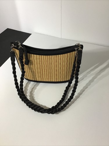 Handcrafted straw purse - handcrafted,
