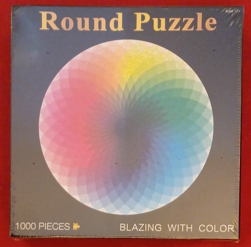 Puzzle rotondo fiammeggiante