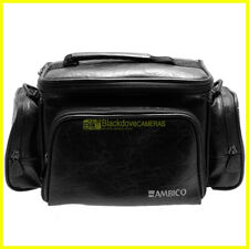 Borsa fotografica tracolla per attrezzatura nera Ambico cm 10x15x22 interno