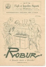 O319-ROBUR IL FORNELLO IDEALE A PETROLIO-DEPLIANT PUBBLICITARIO